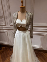 SAMPLE / IVORY LEHENGA & EMBELLISHED JACKET